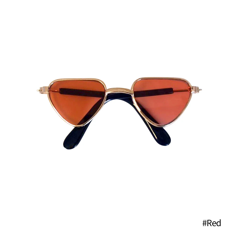 Dog Sunglasses Cat Pet Products Lovely Vintage Round Reflection Eye Wear Glasses For Small Dog Cat Pet Photos Props Accessories