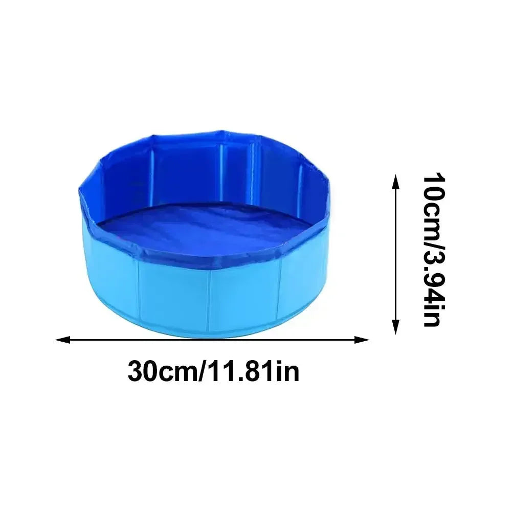 Foldable Cat Pool Toy Play Water Bath Tub for Dogs and Cats Summer Cool Pet Cleaning Basin with Turtle Starfish Octopus Design
