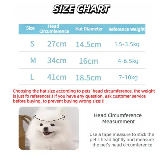 Pet Sunhat Adjustable Rope Buckle Breathable Cat Bucket Hat with Open Ears Summer Pet Outdoor Supplies