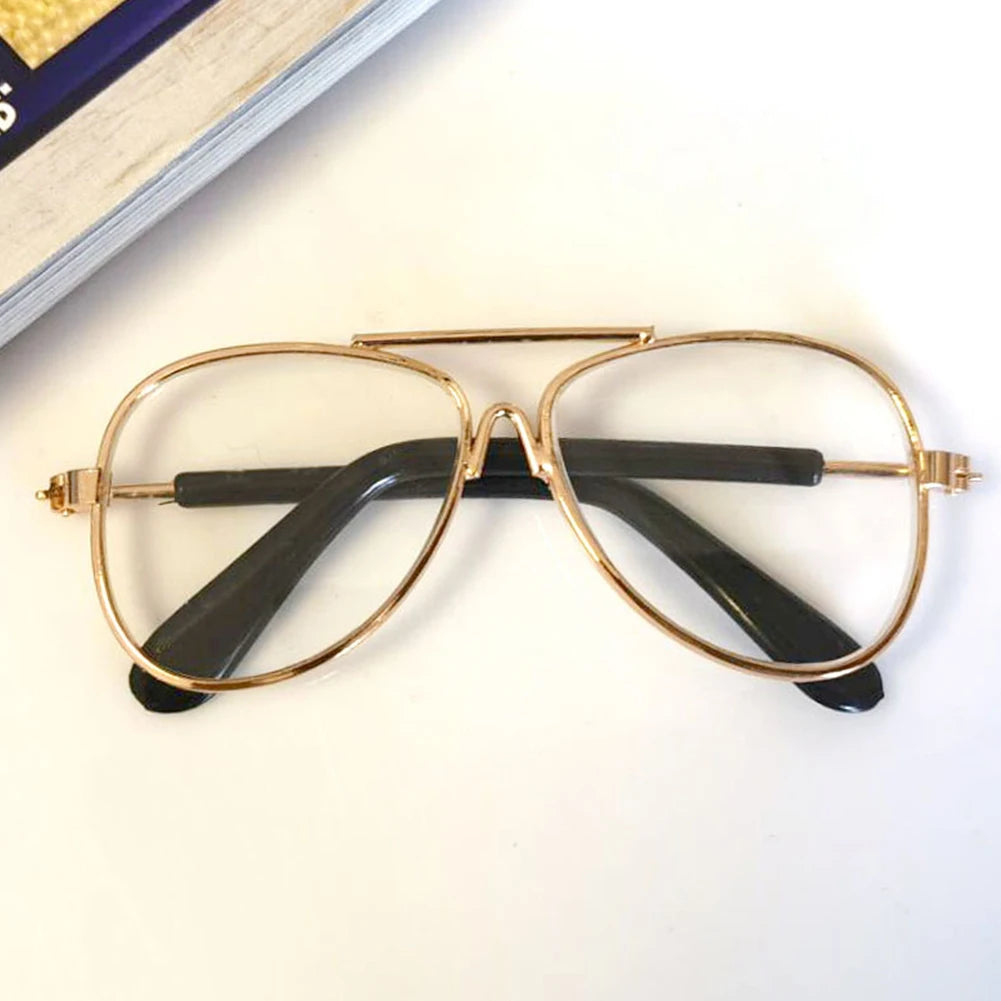 Dog Sunglasses Cat Pet Products Lovely Vintage Round Reflection Eye Wear Glasses For Small Dog Cat Pet Photos Props Accessories
