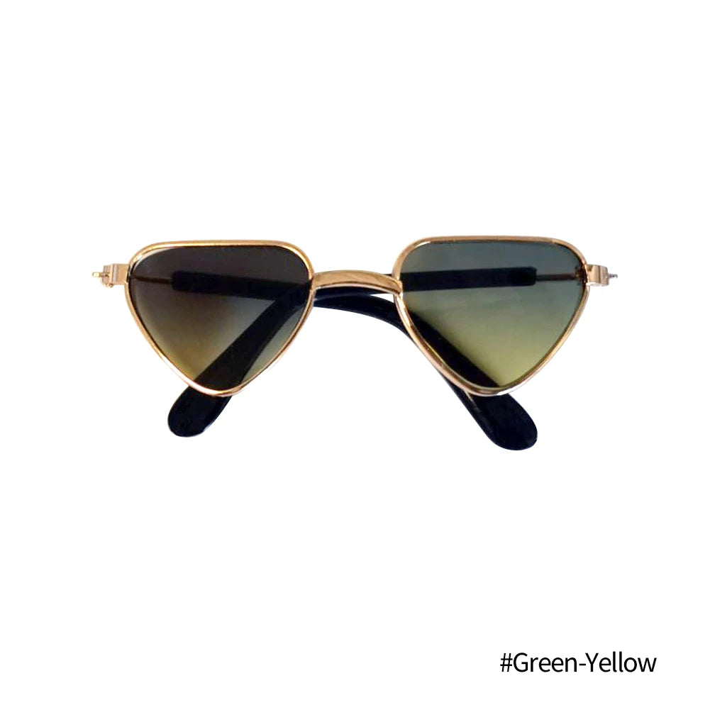 Dog Sunglasses Cat Pet Products Lovely Vintage Round Reflection Eye Wear Glasses For Small Dog Cat Pet Photos Props Accessories