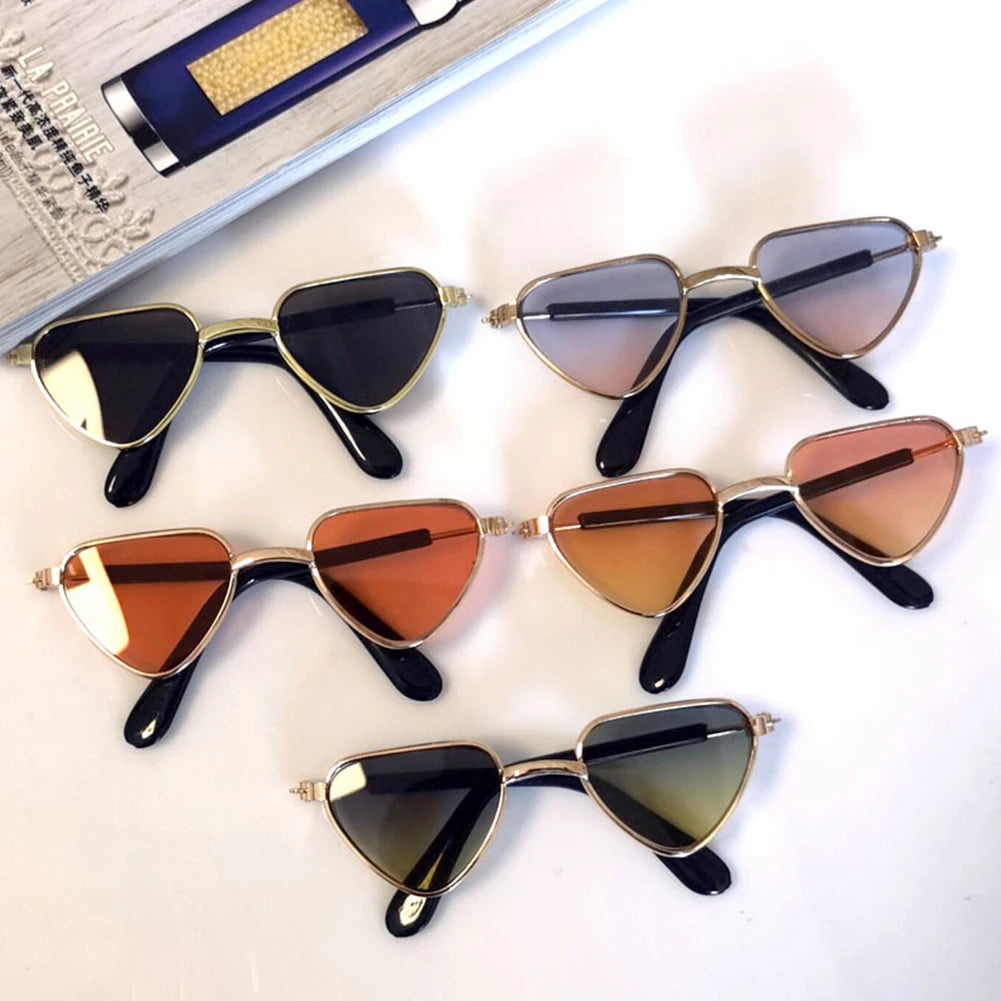 Dog Sunglasses Cat Pet Products Lovely Vintage Round Reflection Eye Wear Glasses For Small Dog Cat Pet Photos Props Accessories