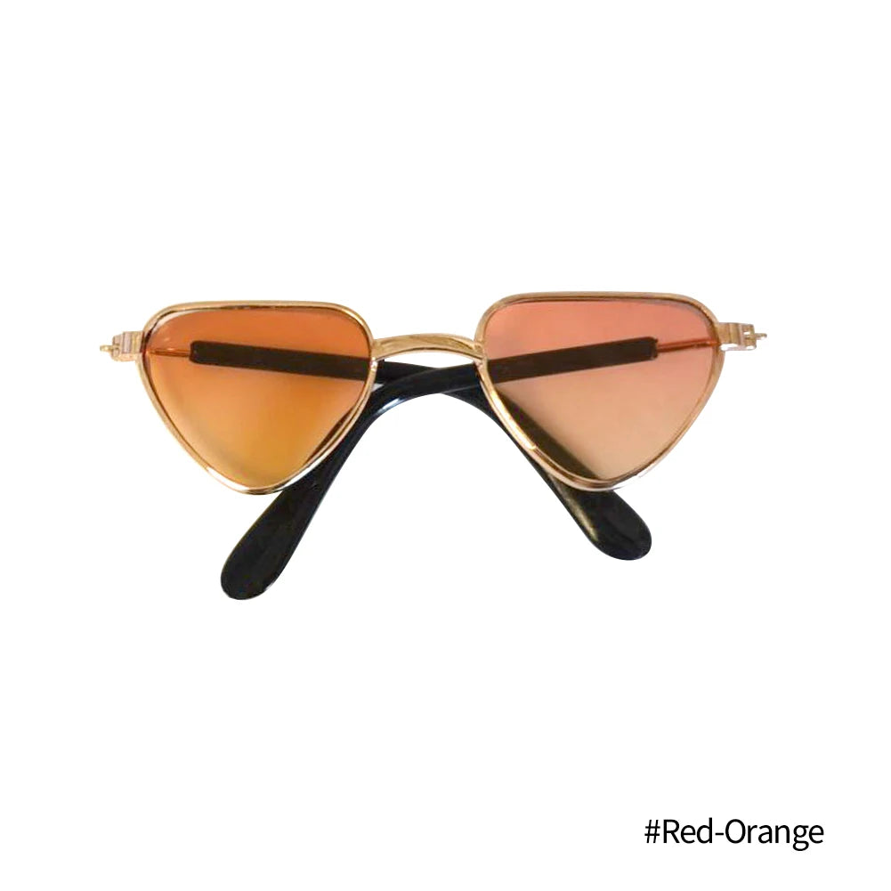 Dog Sunglasses Cat Pet Products Lovely Vintage Round Reflection Eye Wear Glasses For Small Dog Cat Pet Photos Props Accessories