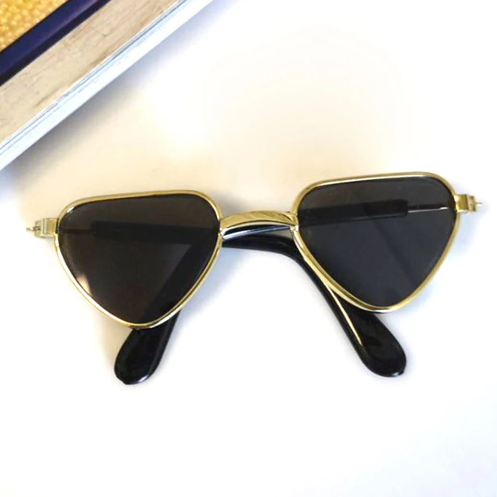 Dog Sunglasses Cat Pet Products Lovely Vintage Round Reflection Eye Wear Glasses For Small Dog Cat Pet Photos Props Accessories