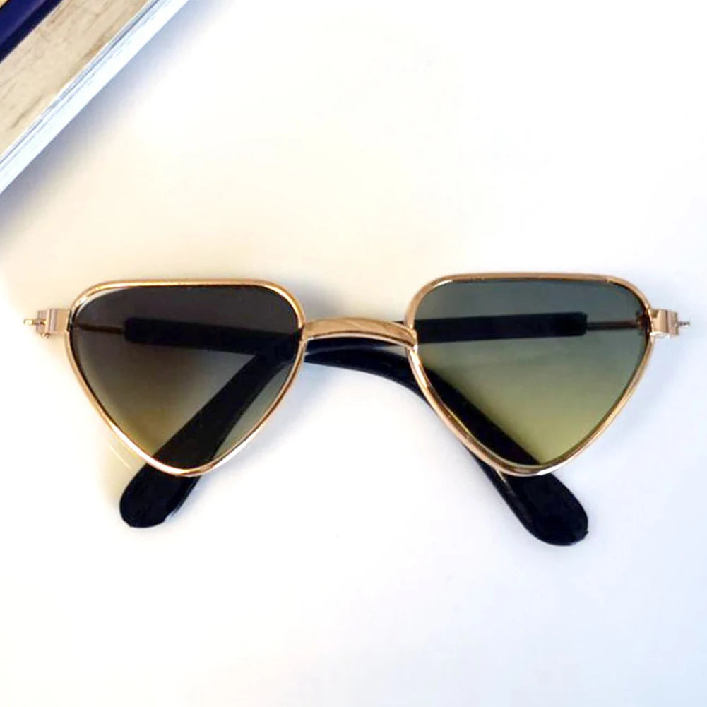 Dog Sunglasses Cat Pet Products Lovely Vintage Round Reflection Eye Wear Glasses For Small Dog Cat Pet Photos Props Accessories
