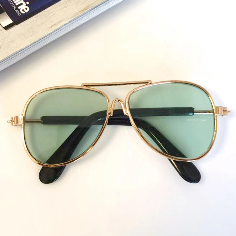Dog Sunglasses Cat Pet Products Lovely Vintage Round Reflection Eye Wear Glasses For Small Dog Cat Pet Photos Props Accessories