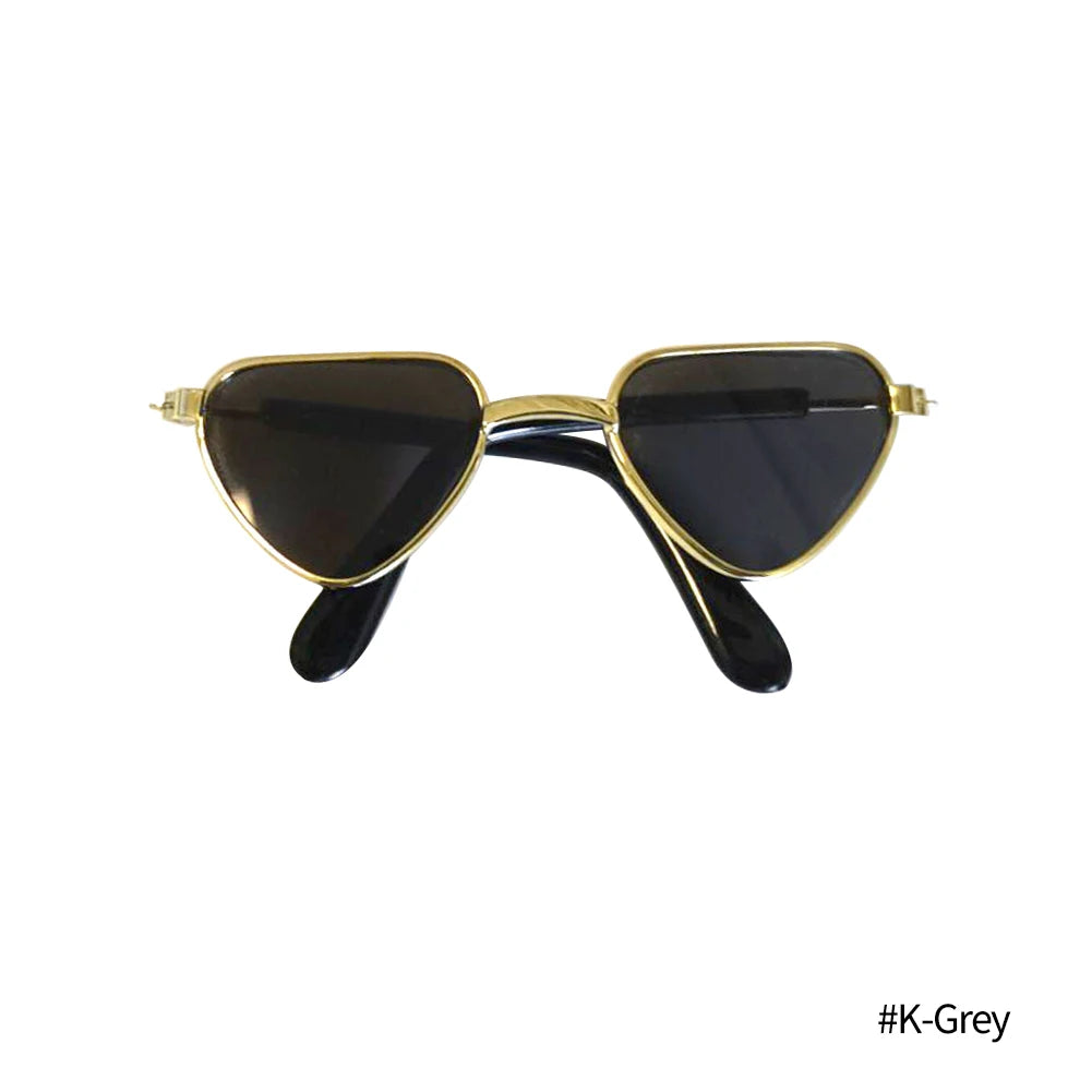 Dog Sunglasses Cat Pet Products Lovely Vintage Round Reflection Eye Wear Glasses For Small Dog Cat Pet Photos Props Accessories